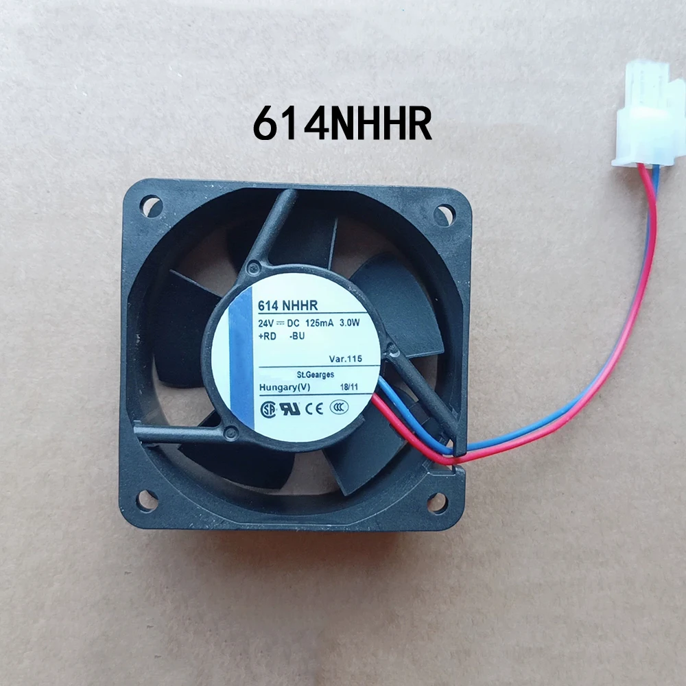 Инверторный Вентилятор охлаждения Радиатор в коробке 60*60*25 мм 614NHHR 24 В