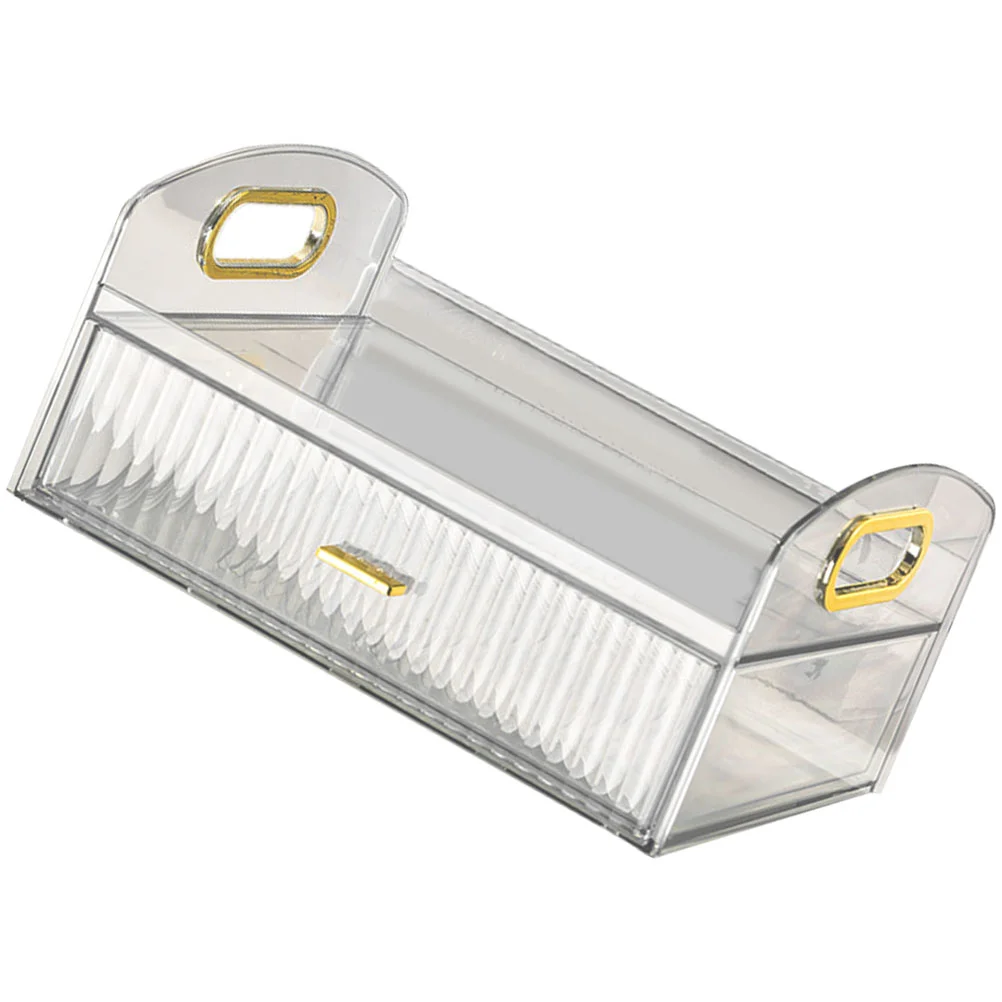 

Organizer Makeup Storage Holder Box Display Vanity Brush Perfume Clear Jewelry Desktop Countertop Desk Container Sundries Large