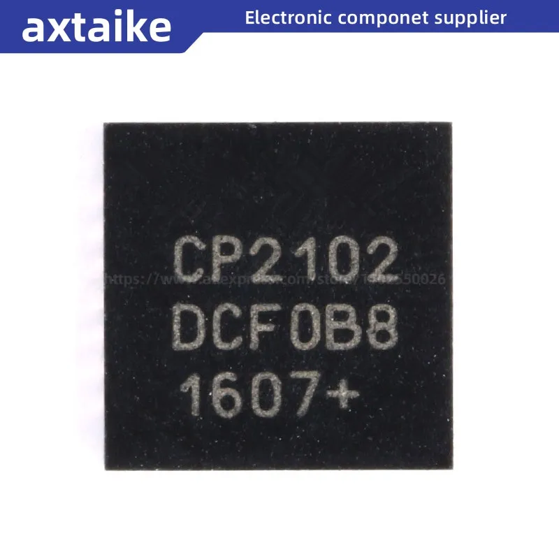 5PCS CP2102-GMR CP2102 QFN-28 SINGLE-CHIP USB TO UART BRIDGE USB IC SMD Transceiver