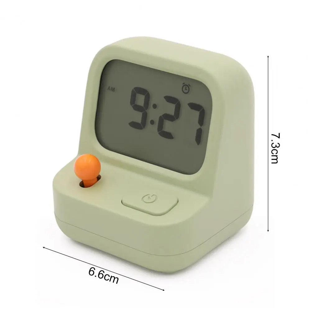 Retro Game Machine-shaped Desk Clock Multi-function Timer For Home Office Handheld Digital Alarm Clock For Kids