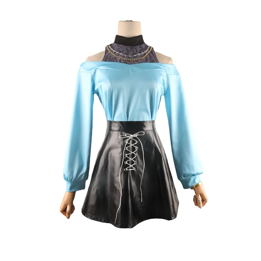 

Anime Oshi No Ko Memu Cho Cosplay Costume Wig Skirts Uniform Mem Cho Suit Necklace Women Halloween Party Outfits Party