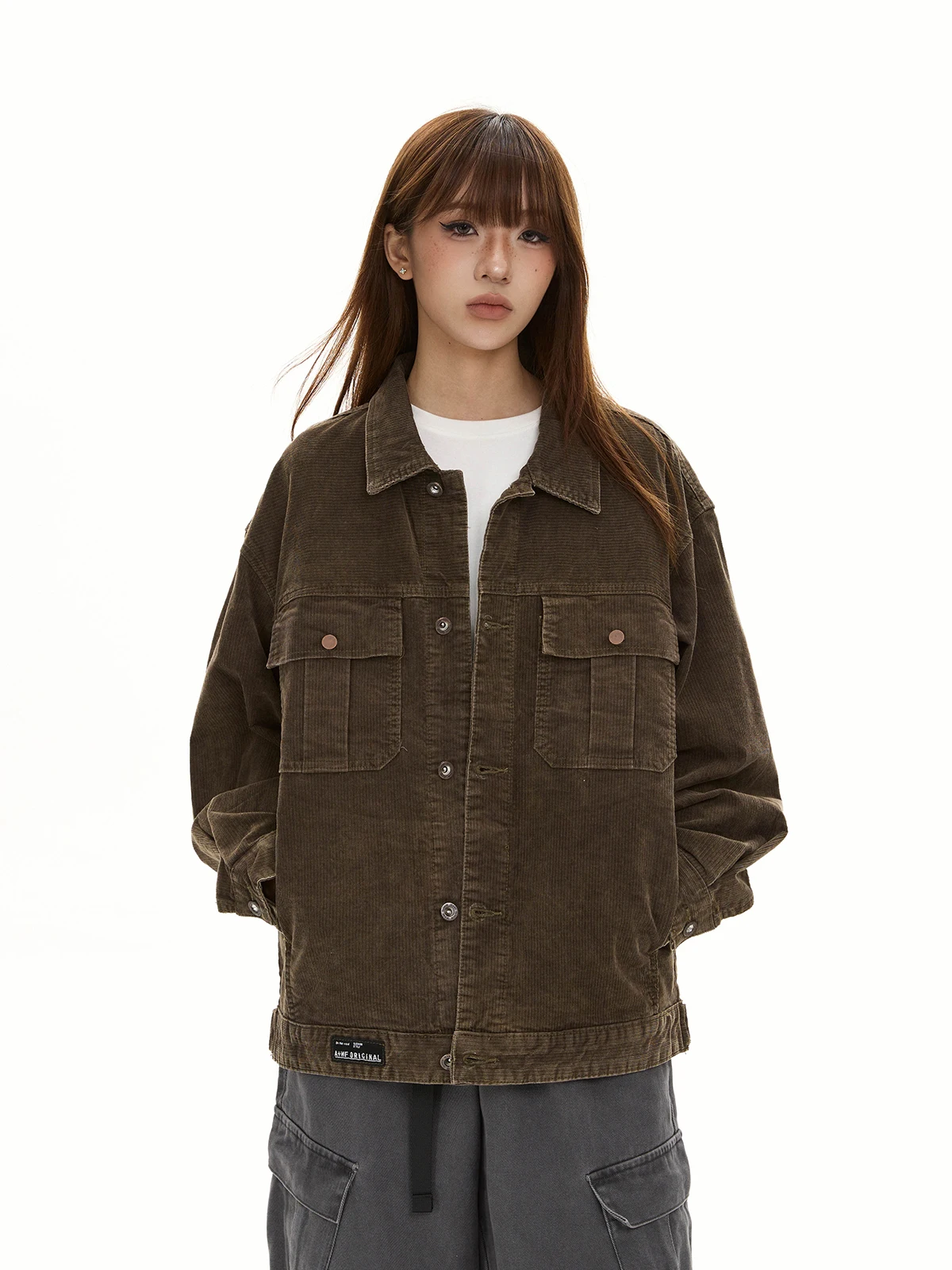 Apobucket Американская винтажная куртка-карго Amekaji Мужская и женская модная