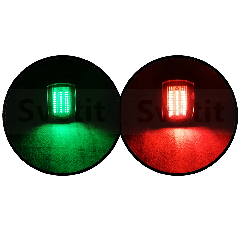 1 комплект красно-зеленая фотолодка фонарь для навигации 12 В 24 Водонепроницаемые