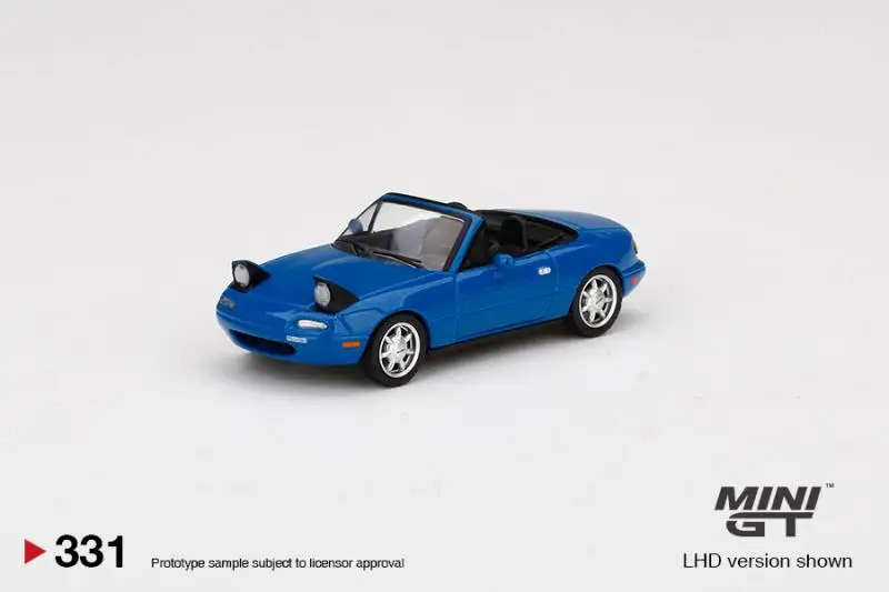 

Мини GT Blue 1:64 Mazda Miata MX5 NA Кабриолет Eunos Roadster модель автомобиля