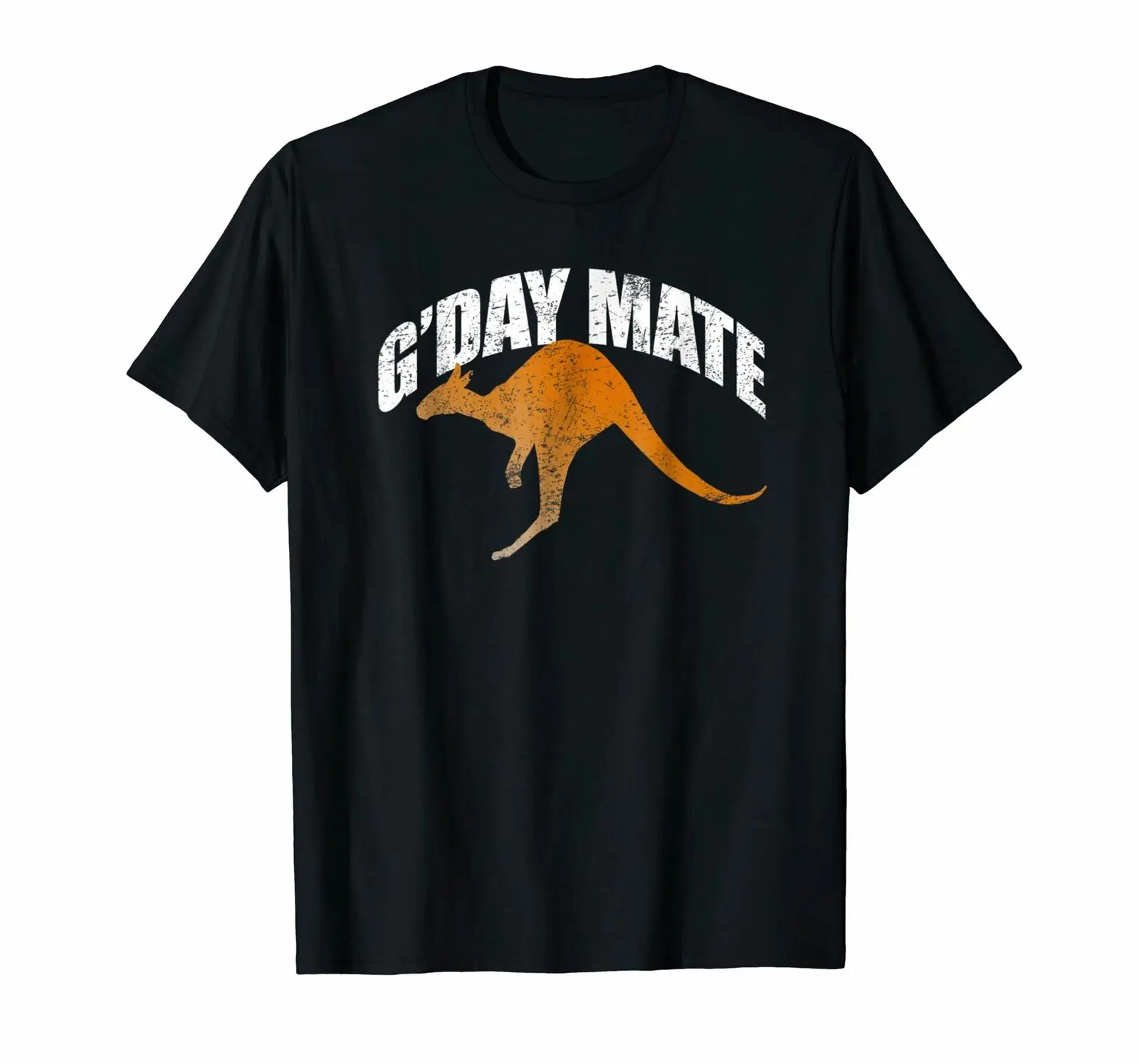 

G'Day Mate! Funny Kangaroo Down Under Australia T-Shirt 100% Cotton O-Neck Short Sleeve Summer Casual Mens T-shirt Size S-3XL