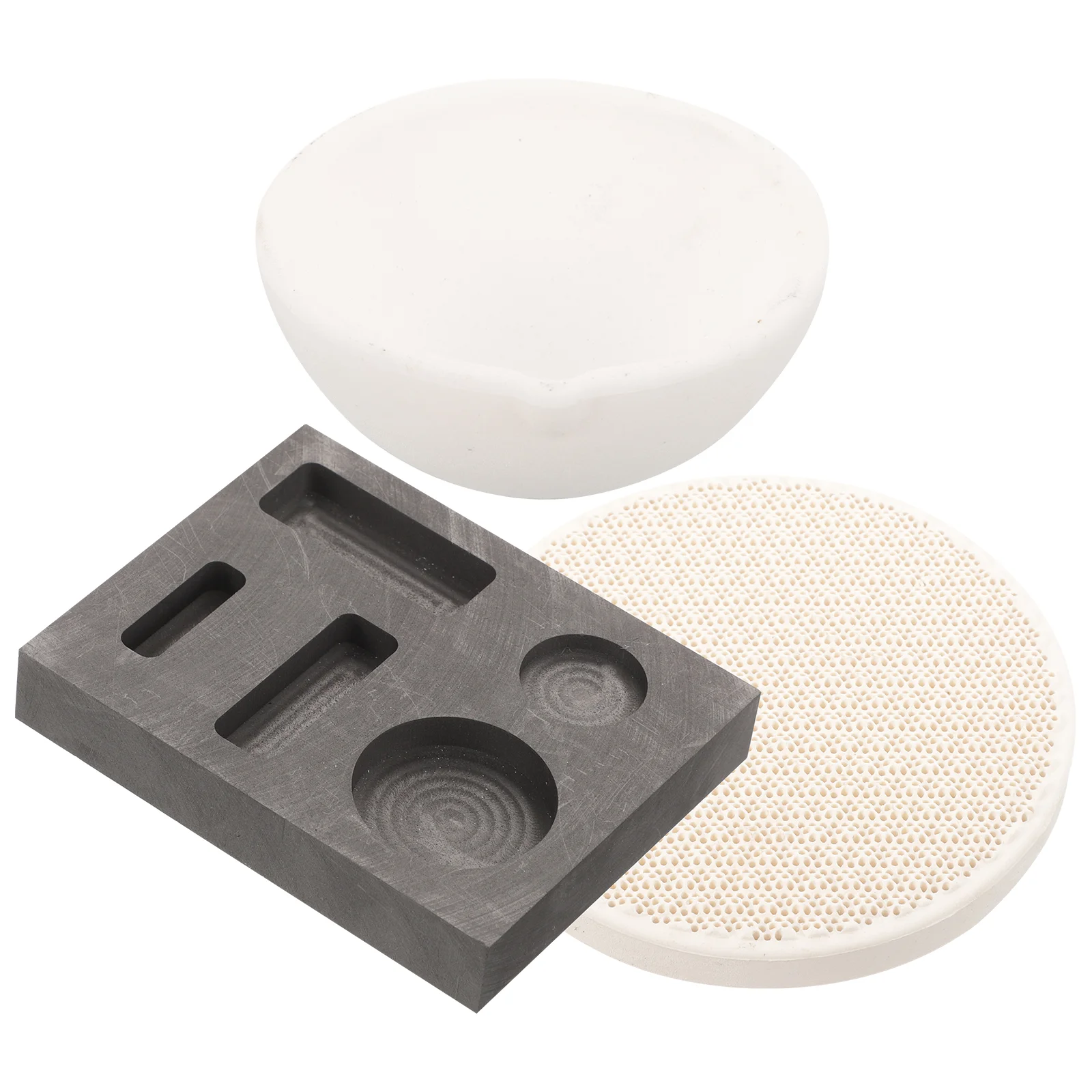 

Suite Crucibles Copper Melting Ingot Mold Portable Bowl Practical Jewelry Molds Wear-resistance
