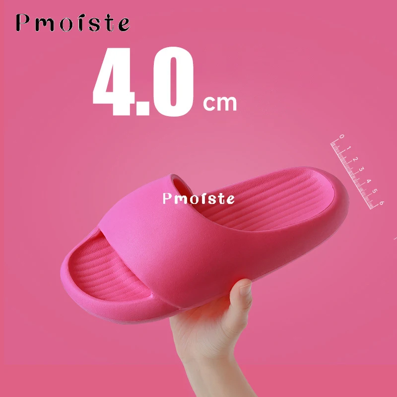 Women's Home Slippers Summer Soft Platform Shoe for Woman Wear-resistant Breathable EVA Slipper Massage Non-slip Sandals