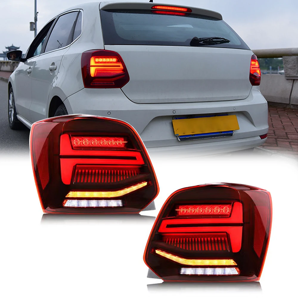 

Taillight Assembly for Volkswagen POLO 2010-2018 LED Tail Light Turning Signal Brake Light Reverse Light