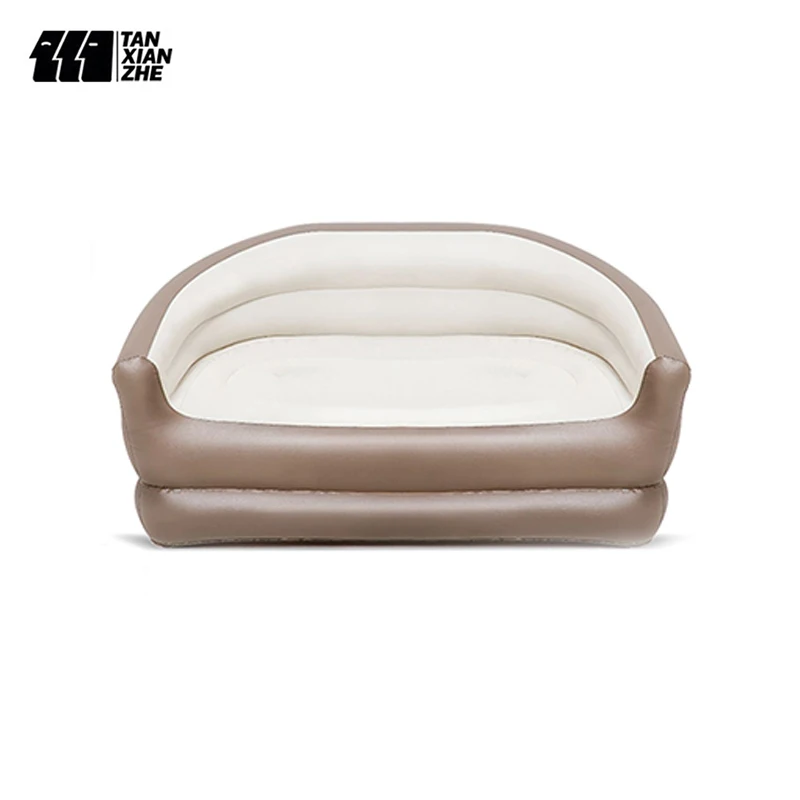 

TANXIANZHE Inflatable Sofa Outdoor Portable Air Bed Lunch Break Lazy Can Sleep Can Lie Camping Inflatable Air Recliner