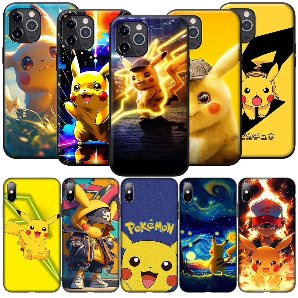Чехол SA137 P-Pokemons Mew P-Pikachus для Samsung Galaxy A01 A02 A03 A03S A10 A10S A20S A30S A50S A70 M02