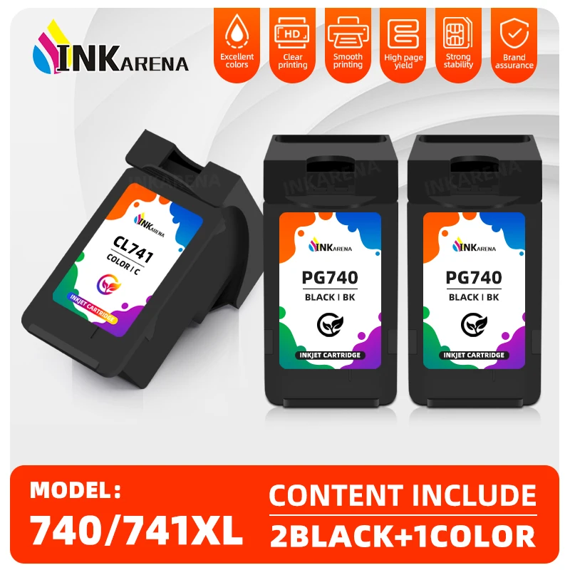 

Совместимый чернильный картридж для Canon PG740 740XL CL741 741XL, для струйного принтера Canon Pixma MX517 MX437 MX377 MG3170 MG2170