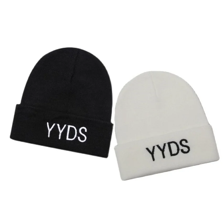 

Popular Term Game Anchor Mantra YYDS Embroidery Beanies Skull Hat for Men Women Winter Outdoor Soft Keepwarm Cold Cap Youth W183