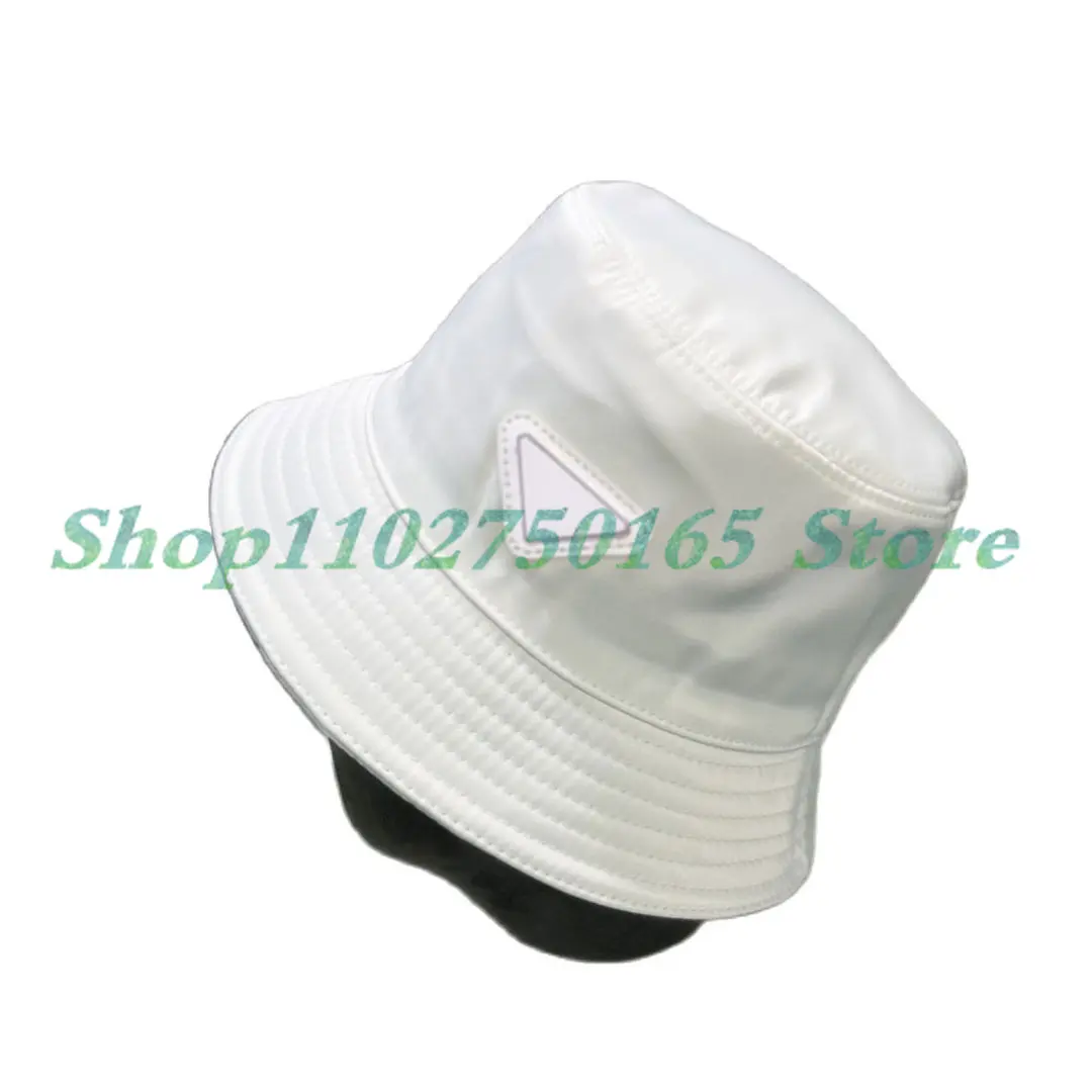 

840865 Bucket Hat Women Hat Nylon Metal Logo Black Hats New bags Fashion Luxury Men Hat Spring Summer Beach Design High Quality