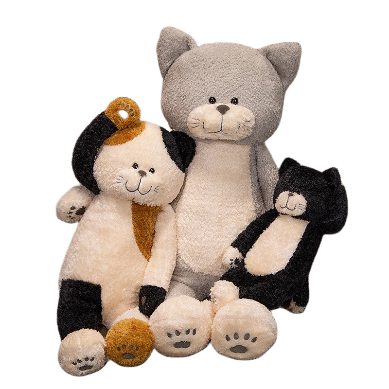 

Огромная Милая японская плюшевая игрушка, подушка, мультяшный Кот с длинными ногами, мягкая набивная подушка, подарок на день рождения, детская подушка для сна, Успокаивающая