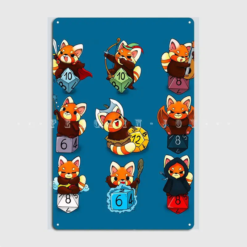 

Красная панда, игральные кости, металлический знак, стена, паб, фотография, фотография, плакат