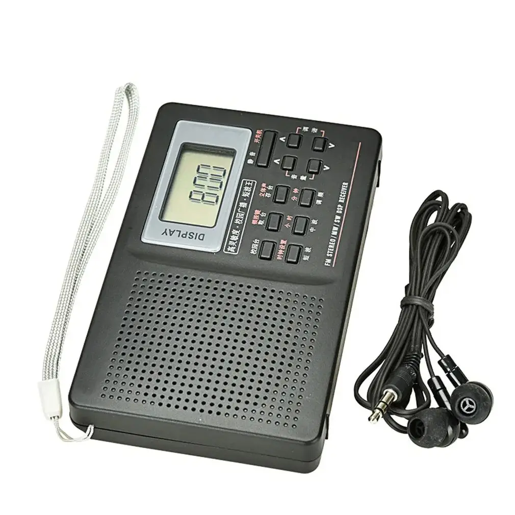 FM Bluetooth-совместимый цифровой радиоприемник с картой поддержки для удобной