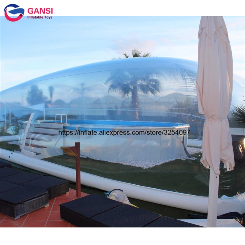 Надувной чехол для бассейна/Пыленепроницаемый Чехол бассейна надувная круглая