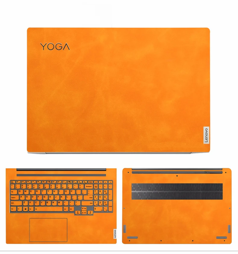 Чехол-наклейка для ноутбука Lenovo Yoga 7i 14IRL8 (14c) 2023/ Yoga7 14lM9 2-в-1 из углеродного волокна