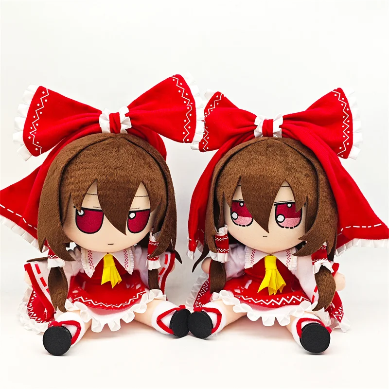 Фото Новый Hakurei Reimu Touhou Project Fumo плюшевая игрушка мягкая кукла два стиля глаза дым Yagokoro Eirin Houraisan Kaguya Daiyousei подарок №1