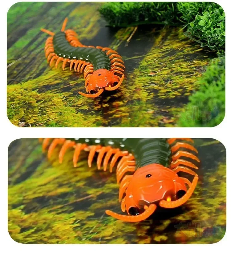 IR RC Scolopendra Centipede Tricky Prank Страшная роботизированная игрушка-комаха Забавный электронный пульт дистанционного управления для домашних животных Моделирование гигантский подарок (art.: 3920ccd680308) - 3920ccd680308