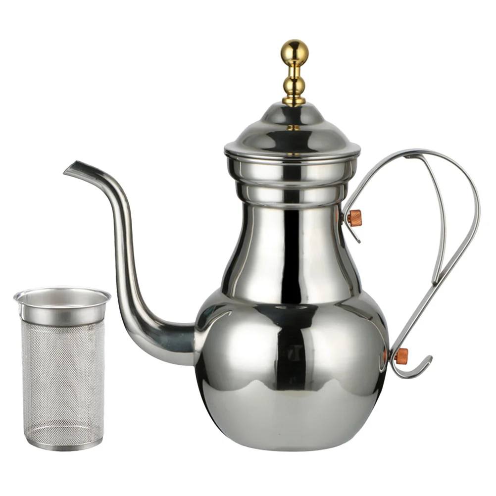 

Hand Drip Coffee Kettle Delicate Pouring Court Pot Practical Container Handheld Filter Tea Long Spout Water