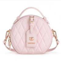 sanrio hellokitty kawaii round cake bag cute pink shoulder fashion messenger bag girl heart daily wild bag