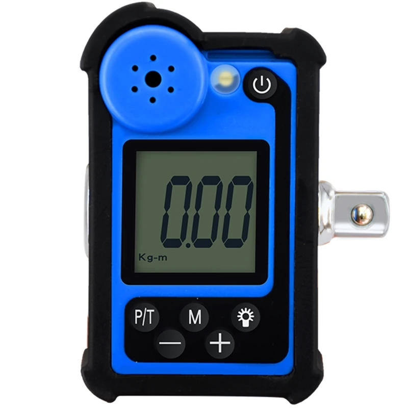 

Small Torque Wrenches Adapter Torque Meter Wrench Socket Tool Steel Torsion Measuring Meter Tester Buzzer & LED Flash