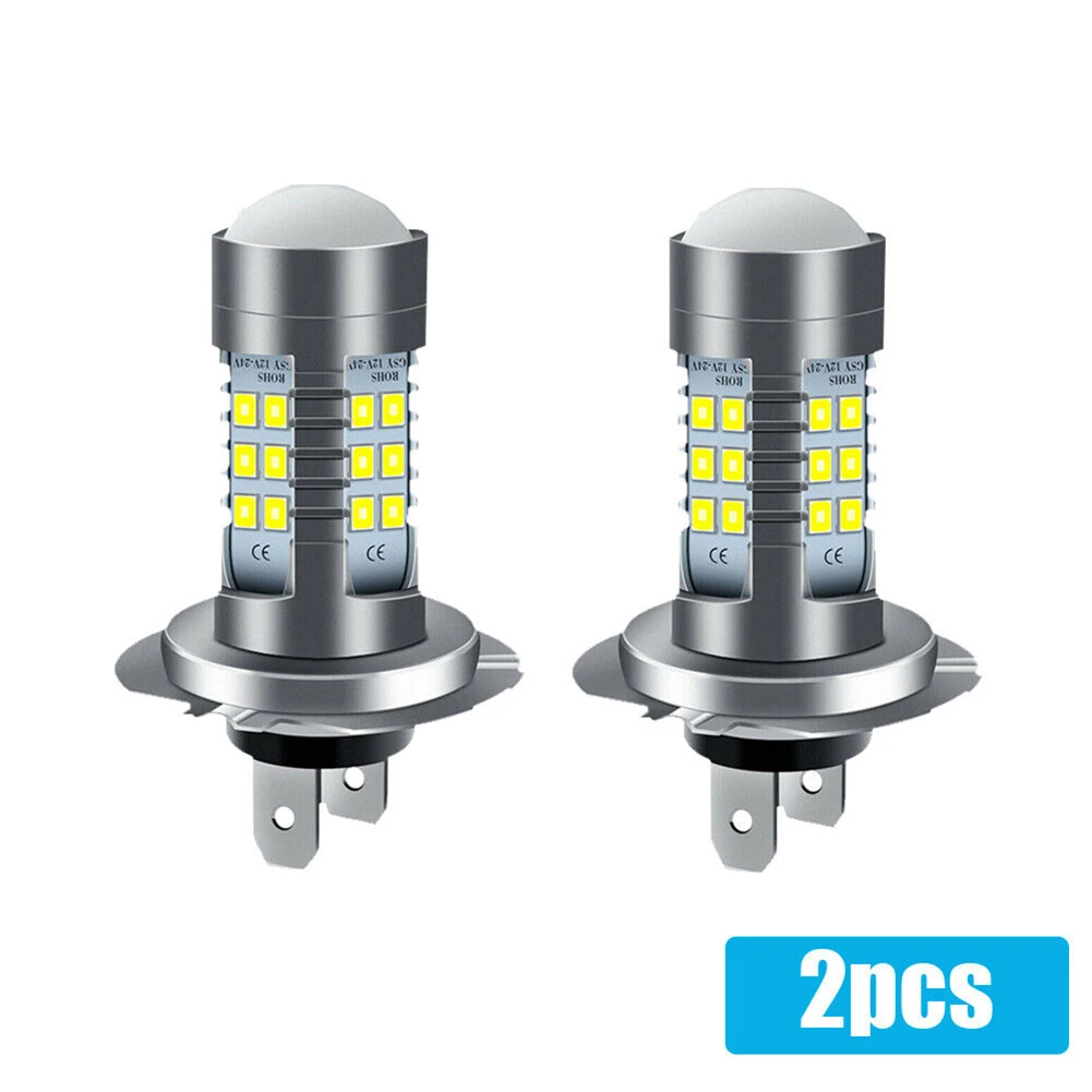 

High Quality Auto H7 LED Bulbs Kit Headlight Bulb Kit 2 Pieces 8.5*4.0 Cm H7 Super Bright 6000K Waterproof White