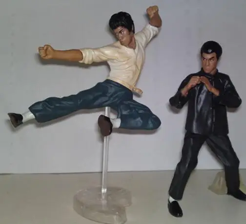4pcs/set 10cm Bruce Lee PVC Action Figure Collection Model Toys | Игрушки и хобби