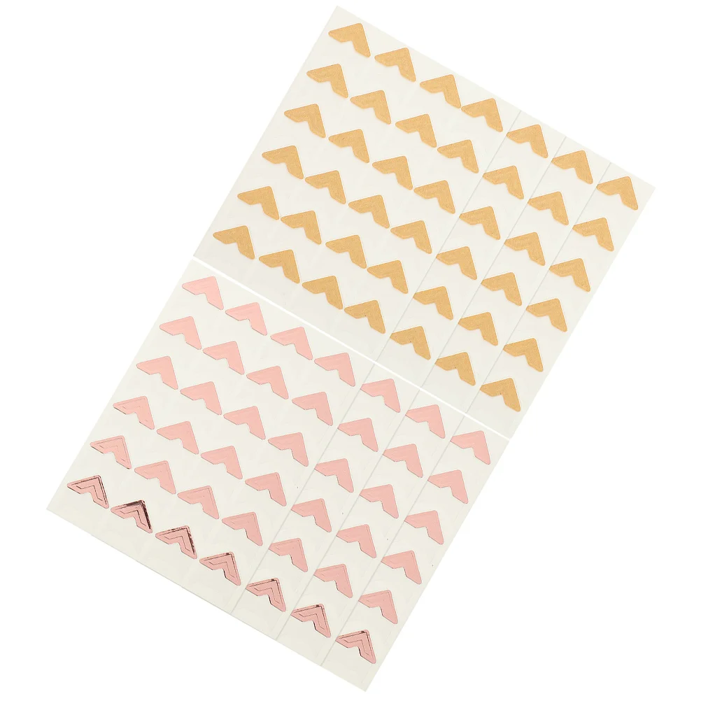 

8 Sheets 16-inch Burlap Photo Album Window Self-adhesive Film Studio DIY (gray) Mounting Corners Stickers Mounts Accessories