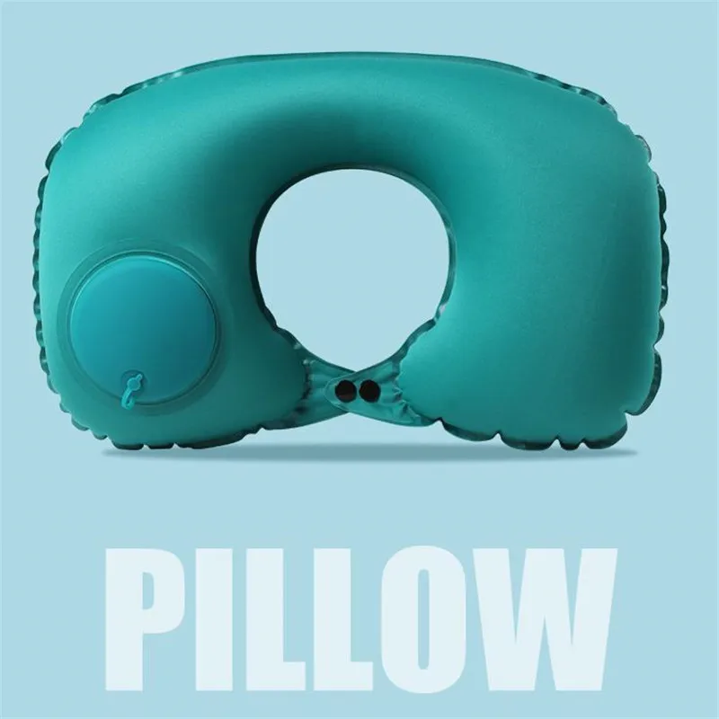 

Портативный u-образный надувной супер светильник подушка для шеи самолет и автомобильная Поддержка Подушка для путешествий для облегчения шейки матки 2 #