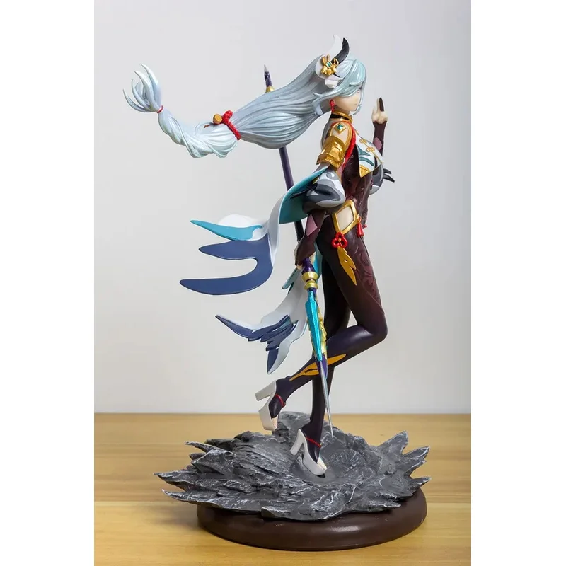 Аниме фигурки Genshin Impact Shenhe 30 см экшн-фигурка модель куклы украшения для комнаты