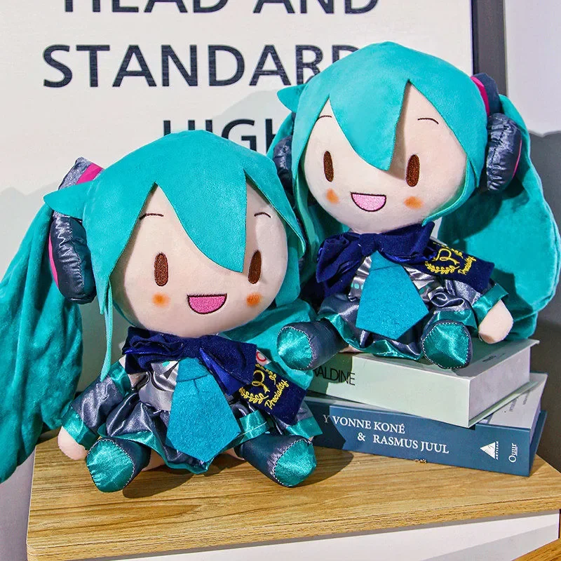 

Плюшевая игрушка Hatsune Miku Kawaii Miku, мягкая подушка принцессы, Детская кукла fuwafuwa fufu 32 см, милый подарок, модель куклы, подушка