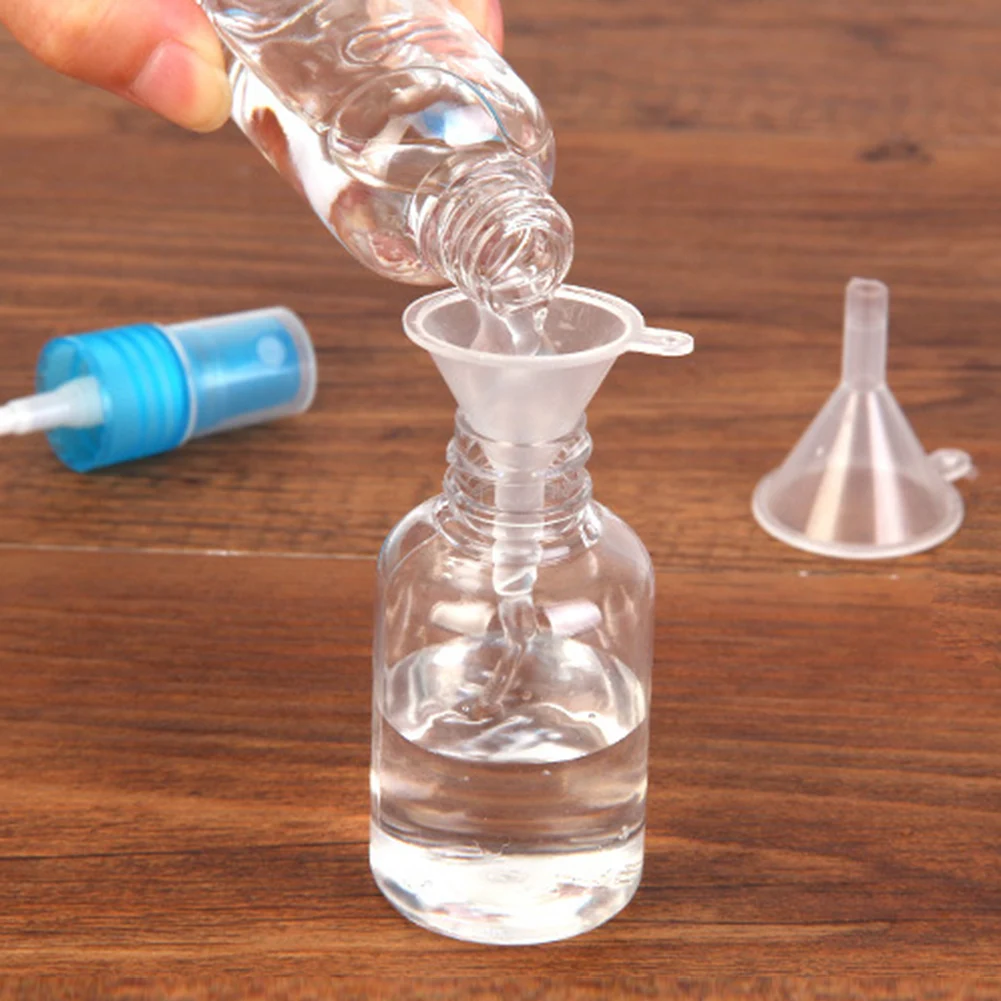 

Wholesale 1/5pcs/lot Plastic Small Funnels For Perfume Mini Liquid Essential Oil Filling Empty Bottle Packing Tool