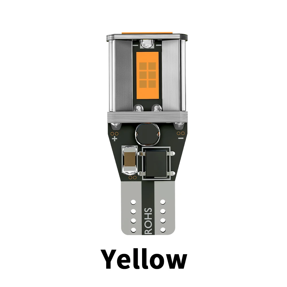 

Oprah 2PCS T15 W16W Светодиодные лампы 3570 3 SMD Высокая мощность Canbus без ошибок 912 921 Автомобильные резервные фонари заднего хода Автоматическая лампа 6000k Белый 12V