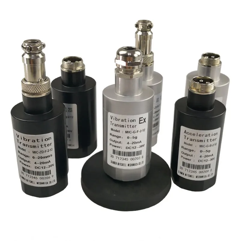 

wholesale industrial pumps high frequency impact and vibration integrated bearing 4-20ma 0utput vibration sensor with alarm