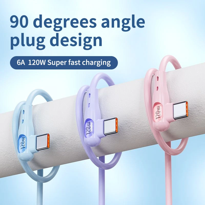 CAFELE игровой кабель для мобильного телефона в локте iPhone 15 быстрая зарядка 6А 120Вт