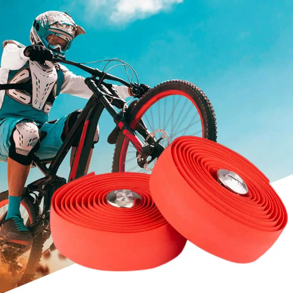 

2 шт., противоскользящие амортизирующие ремни на руль велосипеда