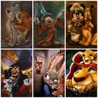 Алмазная живопись Disney 5D, мультяшная картина леди и плащ, сделай сам, вышивка крестиком, полноформатная мозаика, украшение для стен, подарок