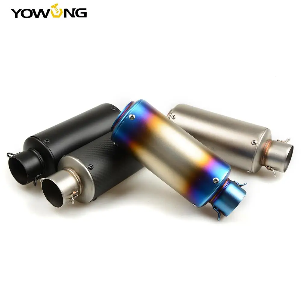 Motorcycle For KAWASAKI exhaust pipe moto ZX-6/10 RZ1000 1000cc z800 er6n FOR FZ1 XVS1300 XT660 FZ6 TDM850 TDM900 VMX1700 | Автомобили и