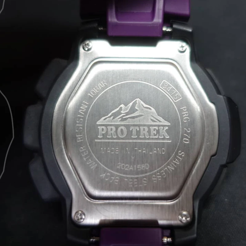 Resin Strap For CASIO Protrek PRG 270 Rubber Band Men's Sports Waterproof Bracelet 18mm Watch Accessories