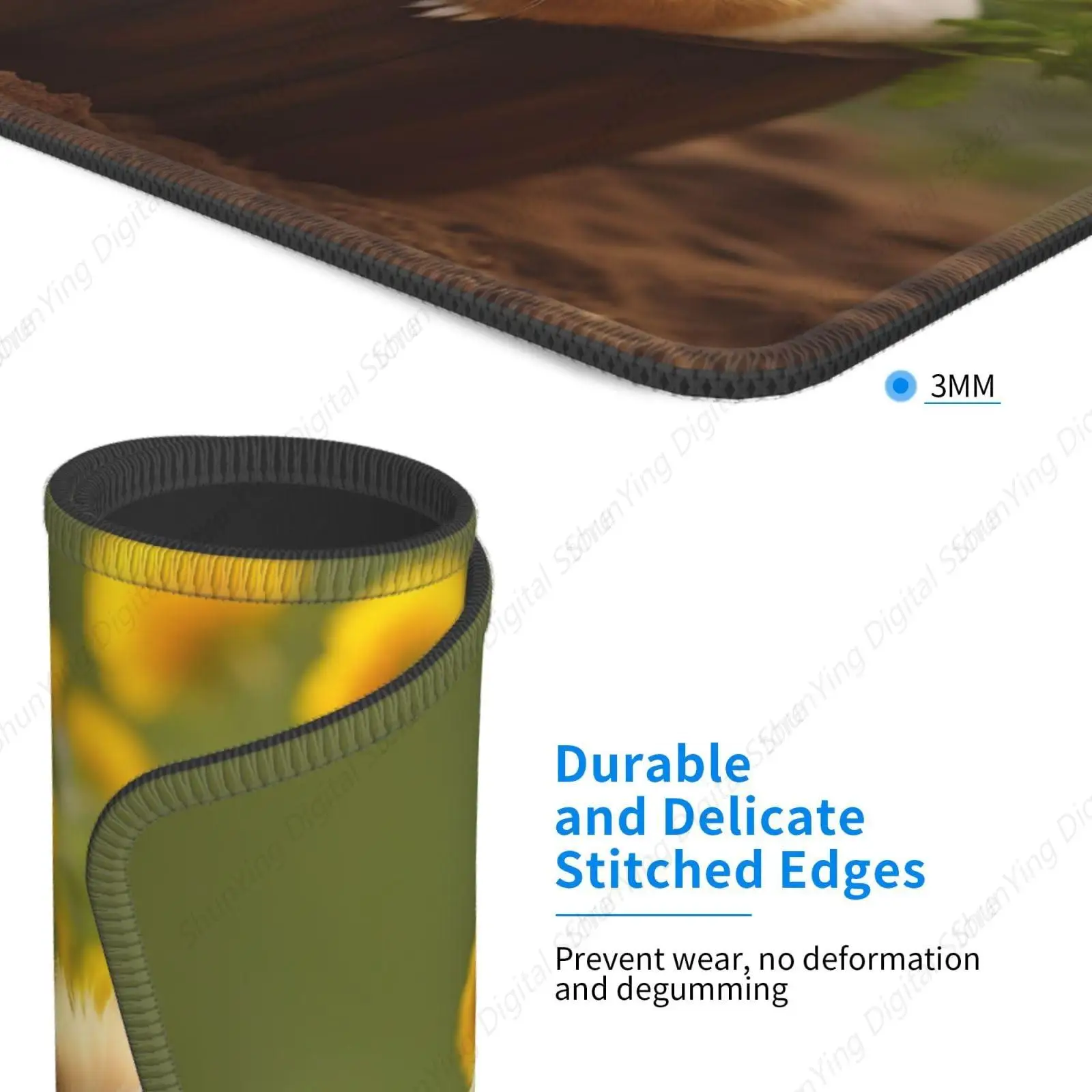 Коврик для мыши любителей морской свинки моющийся противоскользящий коврик