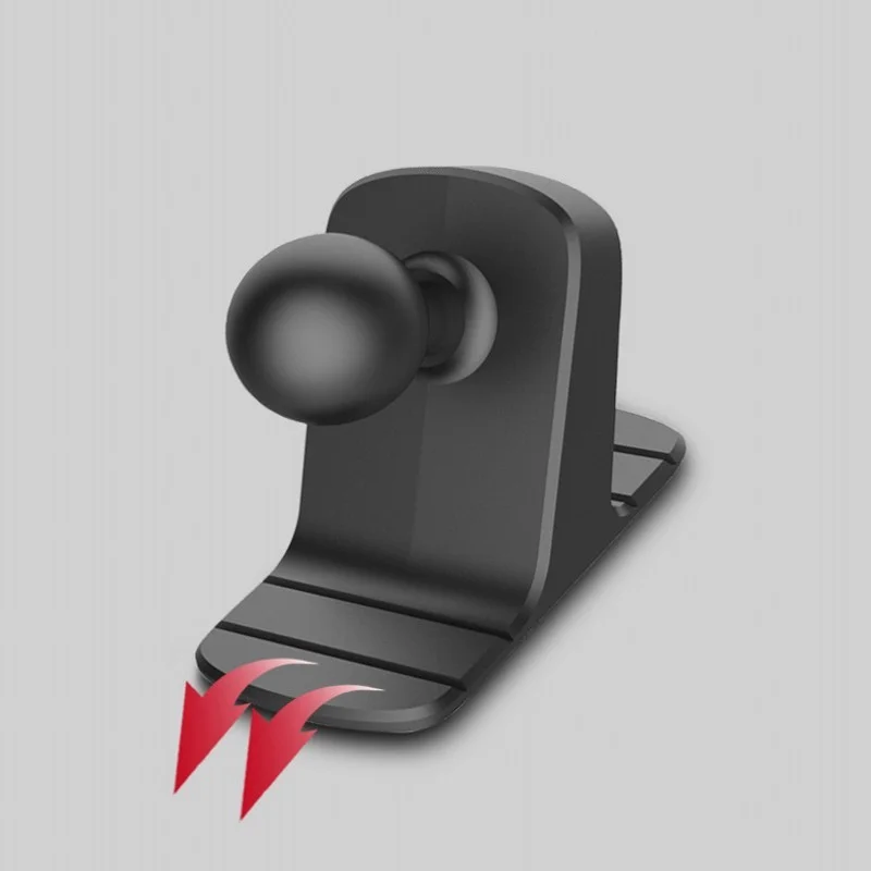 17mm ball head phone holder base car dashboard mount anti skid universal fixed bracket for phone stand accessories free global shipping