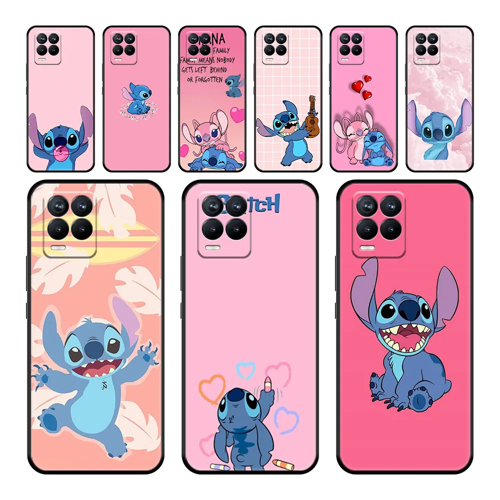 

Soft For Oppo Realme 8i 7 Pro C21y 8 9 5G GT Neo 2 GT Master C21 X50 Pro Celular Coque Disney Animation Cartoon Lilo Stitch