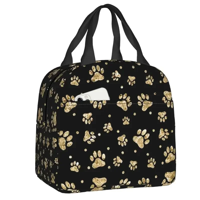 Розовая Сумка Для Обеда В Форме Собачьей Лапы Женская Термоизолированная Еды