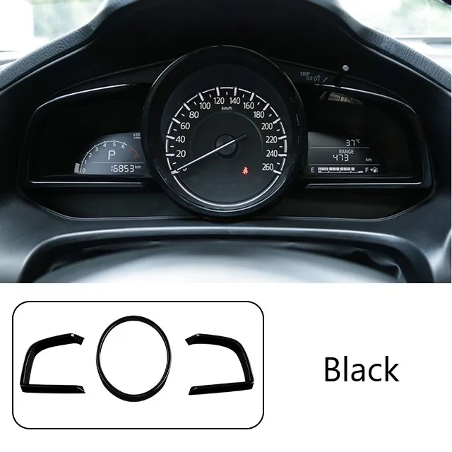 

Для Mazda 3 Axela 2014-2018 приборная панель внутренняя рамка приборов указатель уровня топлива крышка дисплея декоративная наклейка автомобильные аксессуары
