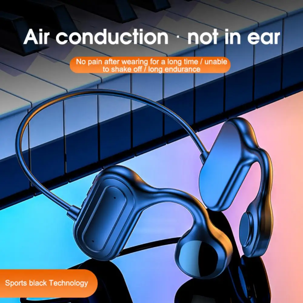

Power Display Wireless Earbuds Long Battery Life Earphone Stereo Noise Reduction Bone Conduction Headset Call Function