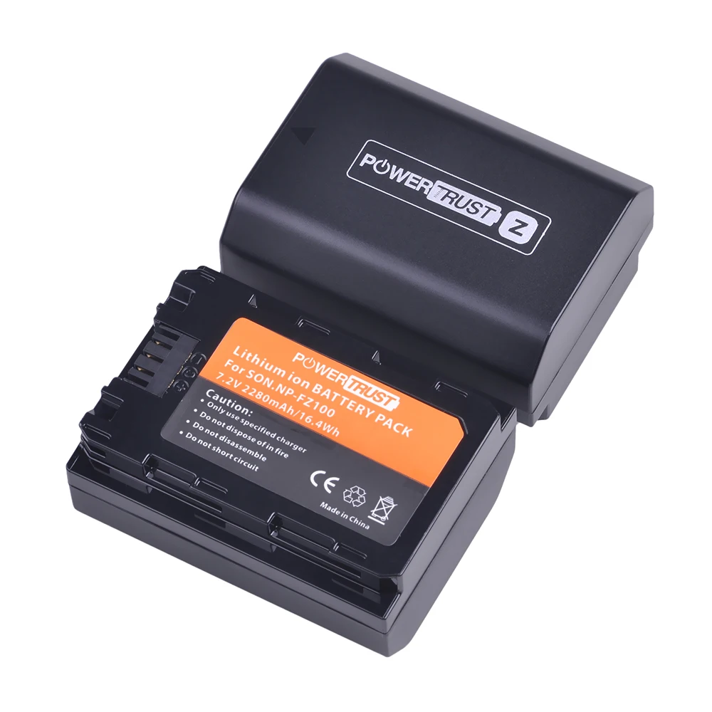 Аккумулятор для Sony A9 A9R 9s NP-FZ100 Alpha 9 BC-QZ1 A7R ILCE-9 A7 III ILCE-7RM3 2280 мАч