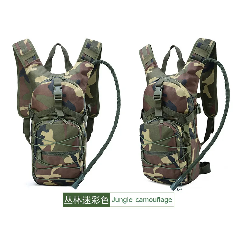 

2023 Bicycle Outdoor Sports Foot Army Camouflage Tactical Riding Bag 3L Water Bottle Water Bag Backpack