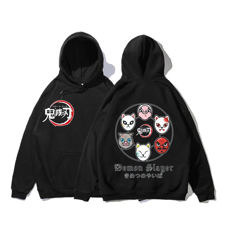 Hot Anime Demon Slayer Manga Friends Hoodie Men Women Clothes Hoodie Sweatshirt